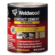 Dap Contact Cement, Weldwood, 16 fl oz, Can, Tan 00271